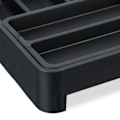 Pikkukuva 8 / 8: Ulos vedettävä musta ruokailuvälinetarjotin