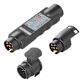 Miniatyrbillede 2 af 7: Stiktester 7-polet 12V sæt med 2 adaptere