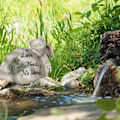 Miniatyrbillede 3 af 8: Gravdekoration til kat