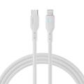 Pikkukuva 1 / 9: iPhone-kaapeli LED-merkkivalolla USB-C - Lightning 20W 2m valkoinen
