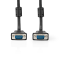 Miniatyrbild 2 av 3: VGA-kabel | VGA Hane | VGA Hane | Nickelplaterad | Maximal upplösning: 1280x768 | 5.00 m | Rund | ABS | Svart | Label