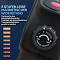 Miniatyrbillede 6 af 10: Pedaltræner stille mini motionscykel med 8 niveauer magnetisk modstand LCD-skærm bærbar bentræner med skridsikker måtte seniorer arm- og bentræningspe