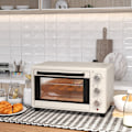 Pikkukuva 3 / 10: Miniuuni 21L pizzauuni miniuuni leivinpelti grilli ritilä murupelti 1400W pöytäuuni 1h ajastin 100-230°C metallikerma