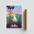 Miniatyrbillede 3 af 4: Plakat A4 Antibes - 2022