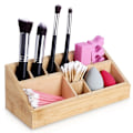 Miniatyrbillede 1 af 6: Organizer med 10 rum i bambustræ til make-up og make-up