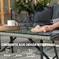 Pikkukuva 8 / 10: Puutarhakalusteet polyrottinkista loungesetti, jossa 2 sohvatuolia lasipöytätyynyt säänkestävät parvekekalusteet 4 hengelle ulkoistuinryhmä terassikal