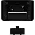 Miniatyrbillede 5 af 8: Clock Radio Temp/Fugtighed USB-C/Batteridrift Sort