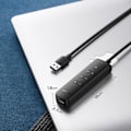 Pikkukuva 5 / 6: HUB USB-A -portin jakaja - 4x USB 3.2 Gen 1 musta