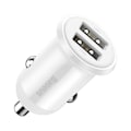 Miniatyrbillede 1 af 9: Grain Pro 2x USB 4.8A biloplader til cigarettænderudtag, hvid