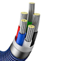 Miniatyrbild 8 av 9: Kabel för snabbladdning och dataöverföring USB-C Iphone Lightning 20W 2m blå