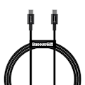 Miniatyrbillede 1 af 9: Superior USB-C kabel USB-C Quick Charge FCP 100W 5A 20V 1m sort