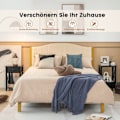 Miniatyrbillede 4 af 5: 2 plan sengebord med skuffe sidebord træ 40 x 30 x 61,5 cm sort