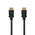Pikkukuva 1 / 3: High Speed ​​HDMI ™ Kaapeli Ethernet | HDMI™ liitin | HDMI™ liitin | 4K@30Hz | ARC | 10.2 Gbps | 15.0 m | Pyöreä | PVC | Musta | Label