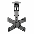 Miniatyrbillede 3 af 9: Motoriseret tv-loftmontering | 23 - 65 " | Maksimal vægt: 30 kg | Kan drejes | Vipbar | Minimum loftafstand: 140 mm | Fjernstyret | Stål | Sort