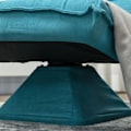 Miniatyrbillede 10 af 10: Gulvstol Justerbar Gulvsofa Drejelig Meditationsstol Relax Stol Lazy Sofa Dagligstue Kontor Blå