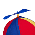 Miniatyrbild 5 av 6: Färgglad propellerhatt 2-pack