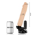 Miniatyrbild 3 av 7: Basecock - Realistic Vibrator Remote Control Flesh 20 Cm -O- 4 Cm
