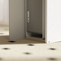 Miniatyrbillede 10 af 10: Skrivebord 113 x 45 cm Computer Skrivebord Kontorbord med åbne hylder CPU Stand Stålramme til hjemmekontor Soveværelse Eg |