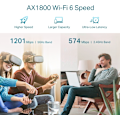 Miniatyrbillede 5 af 8: TP-LINK RE605X Dual-band - Wi-Fi 6 forstærker