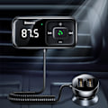 Miniatyrbillede 3 af 9: Trådløs Bluetooth FM-sender med oplader S-16 Overseas edition sort
