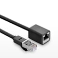 Miniatyrbild 6 av 9: Förlängningskabel för FTP Ethernet partvinnad kabel RJ45 Cat 6 1000 Mbps 5m svart