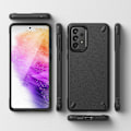 Miniatyrbillede 8 af 9: Holdbart og fleksibelt cover til Galaxy A73 Onyx sort