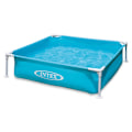 Miniatyrbillede 1 af 2: Miniramme pool til børn, turkis, 122 x 122 x 30 cm INTEX 57173