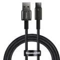 Baseus Tungsten Gold Kabel USB-A - USB-C 100W, 1m - Sort