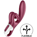 Miniatyrbild 1 av 6: Satisfyer - Touch Me Rabbit Vibration Red