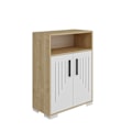Miniatyrbillede 3 af 5: Multi Purpose Cabinet Moon - Safir Eg, Hvid