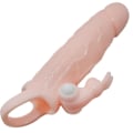 Pikkukuva 5 / 10: Baile - Brave Man -penissuojus kanin ja tuplamoottorin lihalla 16,5 cm
