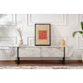 Miniatyrbillede 3 af 9: TV Stand Serenity - Fressia marmor, sort