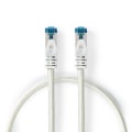 Miniatyrbild 1 av 2: CAT6a nätverkskabel | S/FTP | RJ45 hane | RJ45 hane | 1.00 m | Snagless | Rund | Flätad / PVC | Silver | Kartong med täckt fönster