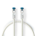 Pikkukuva 1 / 2: CAT6a verkkokaapeli | S/FTP | RJ45 uros | RJ45 uros | 1.00 m | Snagless | Pyöreä | Punottu / PVC | Hopea | Laatikko kannella ja ikkunalla