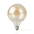 Miniatyrbillede 3 af 8: SmartLife LED Glødepære | Wi-Fi | E27 | 360 lm | 4.9 W | Varm til kølig hvid | 1800 - 6500 K | Glas | Android™ / IOS | Globe | 1 stk.