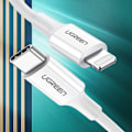 Pikkukuva 3 / 9: Kaapeli iPhone MFi USB-C:lle - Lightning 20W 3A 1m valkoinen
