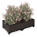Miniatyrbillede 1 af 8: Plantekasse i rattan look