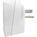 Miniatyrbillede 4 af 7: Rejseadapter Europa til USA etc. 2xUSB-A 12W Jordet