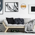 Miniatyrbillede 2 af 9: Vægur i træ design
