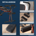 Miniatyrbillede 8 af 10: Vægtbænk Justerbar Træningsbænk Med Elastisk Reb Siddebænk 6 Niveauer Ryglænsgradientvægt Op Til 150 Kg 145 X 49 X 57-127 Cm