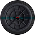 Miniatyrbillede 6 af 7: Hjulhjul til spandgummi affaldsbeholder dia. 300 mm