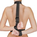 Miniatyrbillede 4 af 8: Fetish Submissive Bondage - Krave & håndledsmanchetter Body Restraint Set