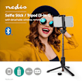 Miniatyrbillede 2 af 9: Bluetooth selfie pind | Bluetooth® version: 4.2 | Maksimal skærmstørrelse: 3.54 " | Foldet længde: 19 cm | Ufoldet længde: 550 mm | Maksimal vægtkapac