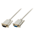 Miniatyrbillede 1 af 3: Seriekabel D-SUB 9-Pin Han - D-SUB 9-Pin Hun 10.0 m Elfenbensfarvet