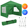 Pikkukuva 1 / 10: Garden Pavilion Teltta 3x3 m Pop-Up 4 sivuseinällä MultiGarden