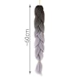 Pikkukuva 4 / 4: Synteettiset hiukset ombre punokset sz/sz W10345