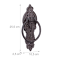 Miniatyrbillede 4 af 7: Rustik dørhammer