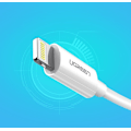 Pikkukuva 9 / 9: iPhone USB - Lightning MFI -kaapeli 1m 2,4A valkoinen
