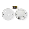 Miniatyrbild 6 av 9: Kolmonoxid Alarm | Batteridriven | Batterilängd upp till: 5 år | Med paus knapp | Med testknapp | 85 dB | Vit