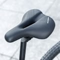Miniatyrbillede 5 af 5: MTB cykelsadel med støddæmpere, vandtæt + LED lys - sort